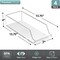 Sorbus Skinny Soda Can Organizer - Slim Can Holder Drink Dispenser - Soda Can Organizer for Fridge, Pantry, and Kitchen Storage (Set of 4)